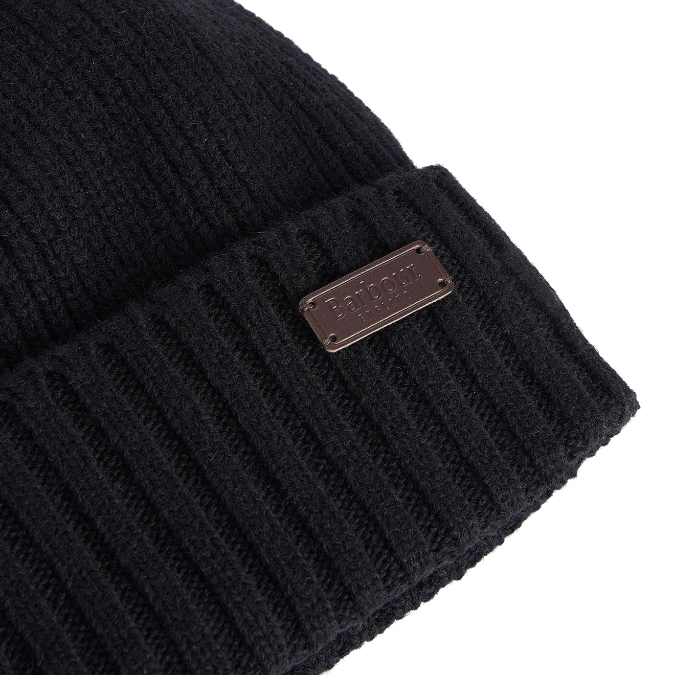 Barbour Carlton Beanie Hat Black - Parasol Store