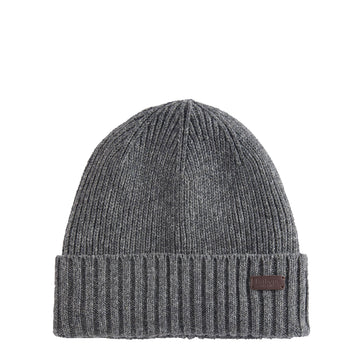 Barbour Carlton Beanie Hat Grey - Parasol Store