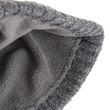 Barbour Carlton Beanie Hat Grey - Parasol Store