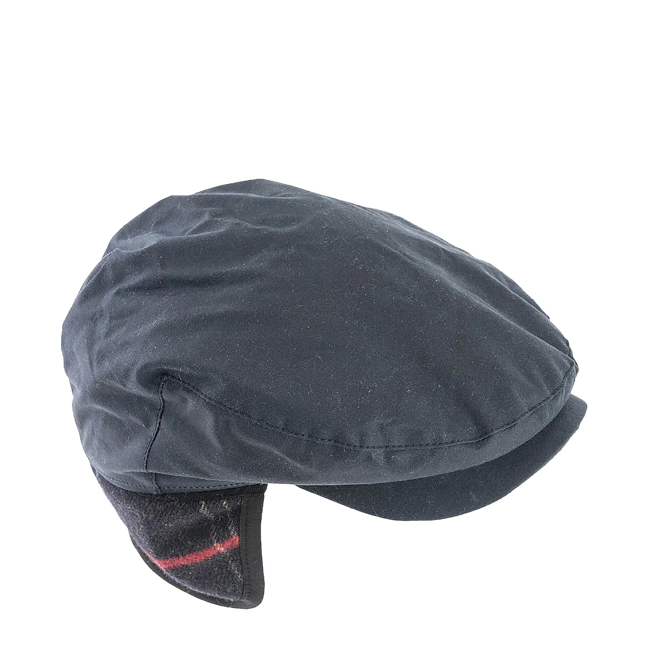 Barbour Cheviot Wax Flat Cap Navy - Parasol Store
