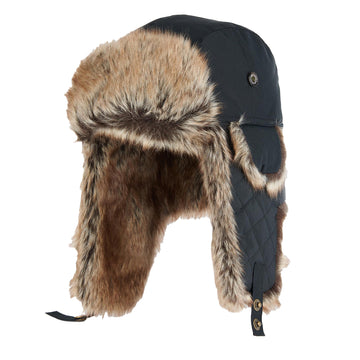 Barbour Cleadon Trapper Black - Parasol Store