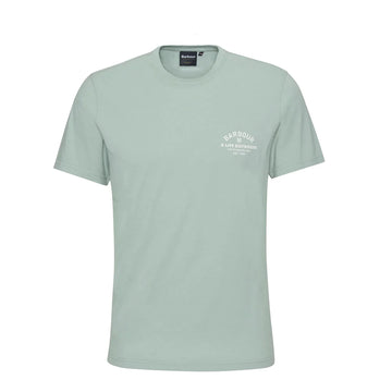 Barbour Cranmer Logo T-Shirt Pale Apple - Parasol Store