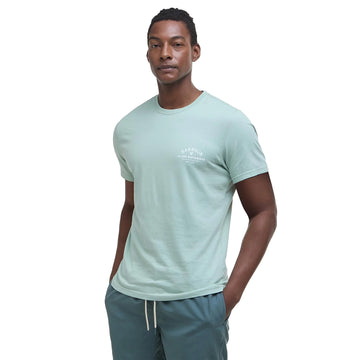 Barbour Cranmer Logo T-Shirt Pale Apple - Parasol Store