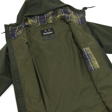 Barbour Domus Waterproof Jacket Sage/Classic - Parasol Store