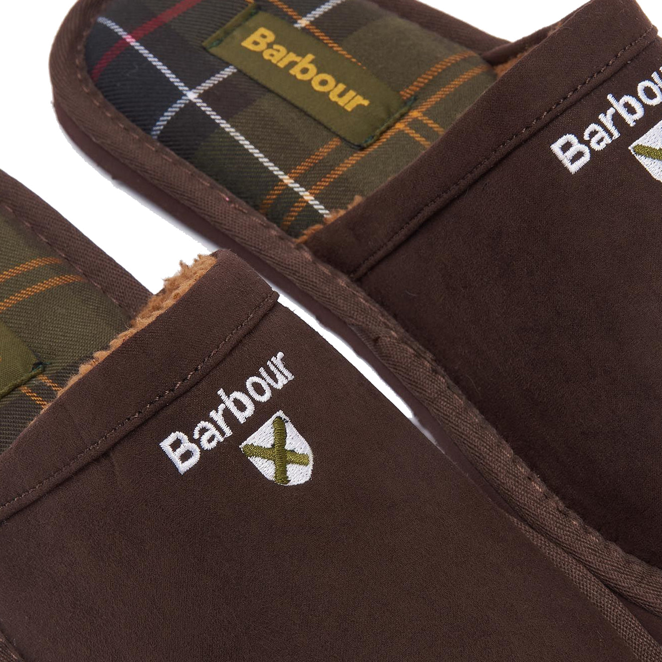 Barbour Everitt Mule Slipper Brown - Parasol Store