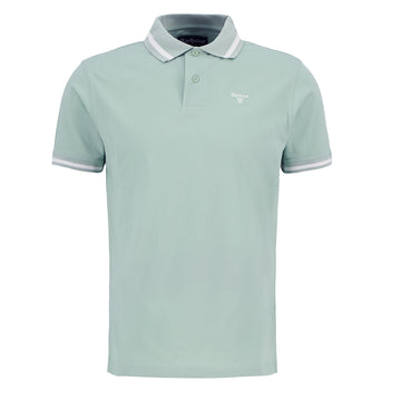 Barbour Ferrybridge Lightweight Tailored Fit Polo Shirt Pale Apple - Parasol Store