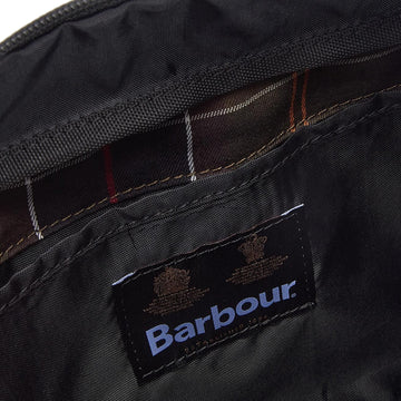 Barbour Field Canvas Washbag Olive/Black - Parasol Store