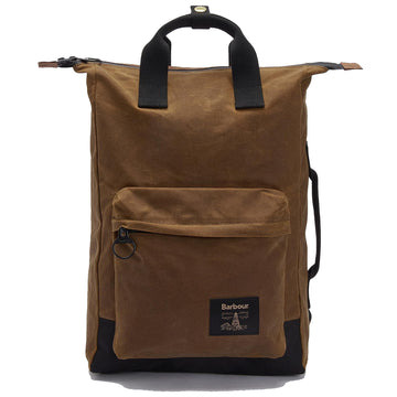 Barbour Field Wax Backpack Tan/Black - Parasol Store