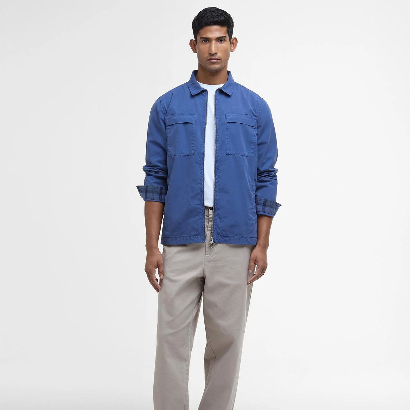 Barbour Glendale Overshirt Oceana - Parasol Store