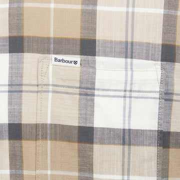 Barbour Gordon Tailored Fit Shirt Amble Sand Tartan - Parasol Store