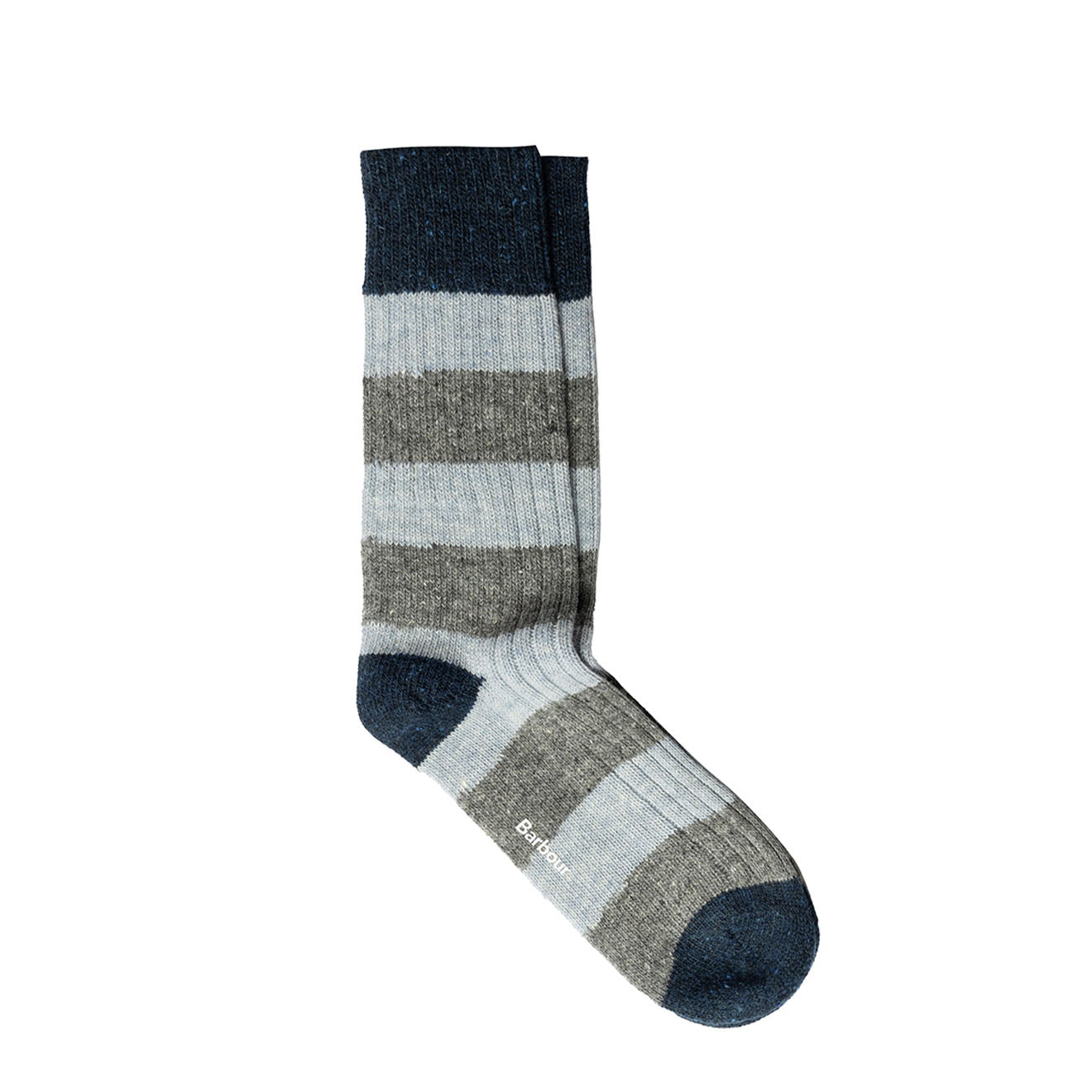 Barbour Houghton Stripe Sock Blue/Grey - Parasol Store
