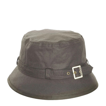 Barbour Kelso Wax Belted Hat Olive - Parasol Store