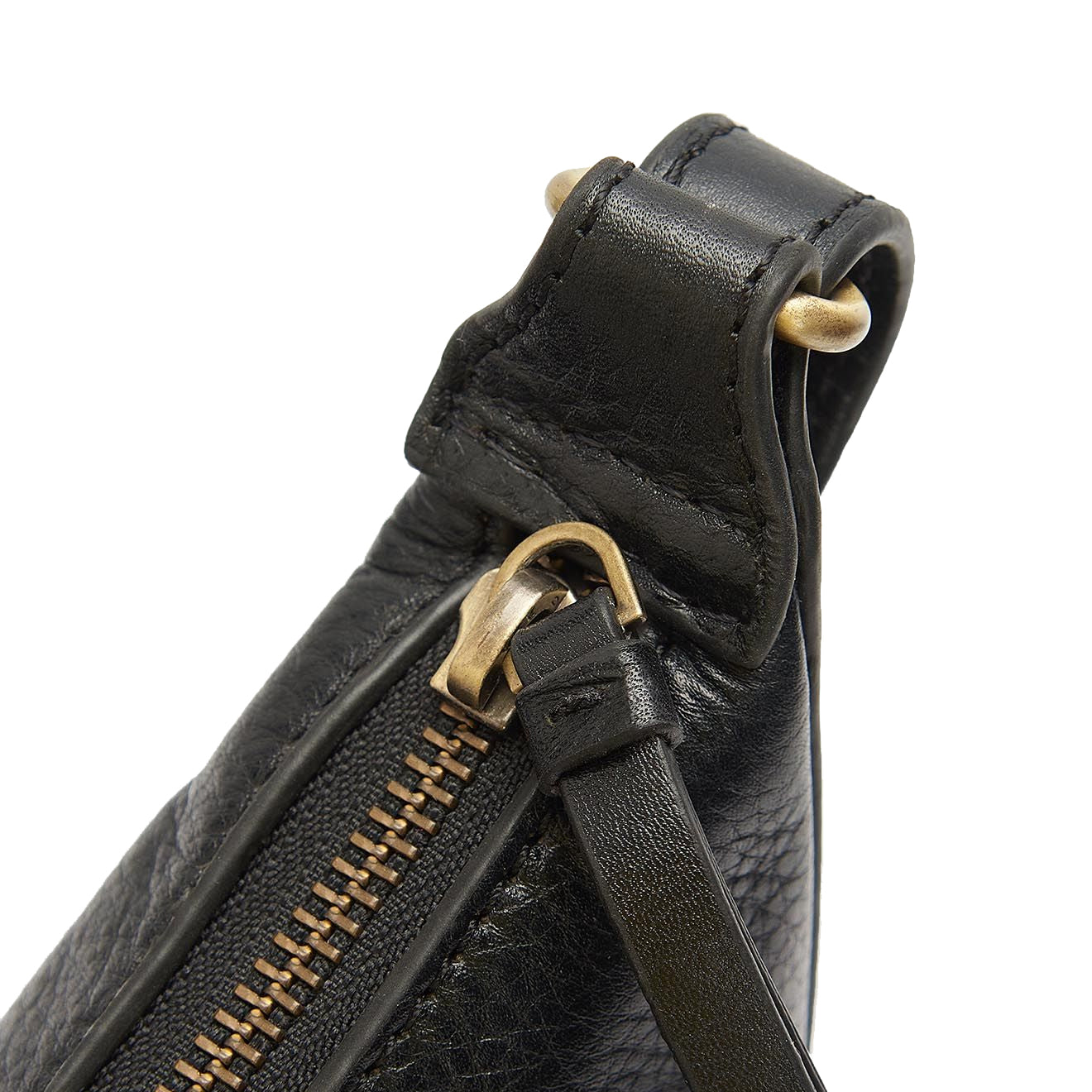 Barbour Laire Leather Sling Bag Black - Parasol Store