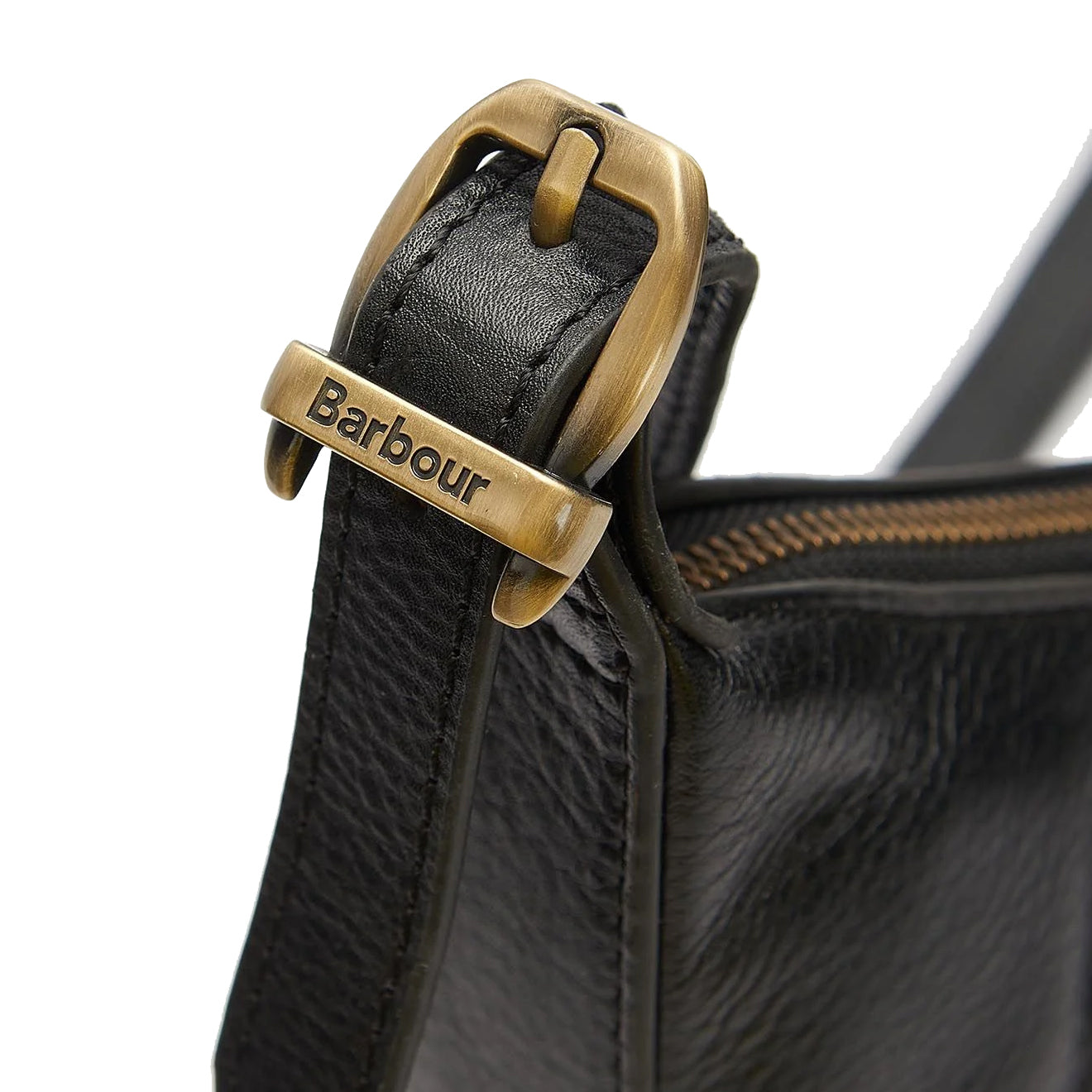 Barbour Laire Leather Sling Bag Black - Parasol Store