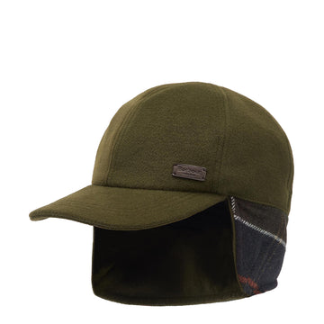 Barbour Lewis Trapper Hat Olive - Parasol Store