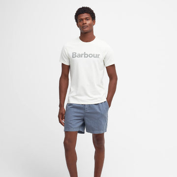 Barbour Logo T-Shirt Ecru - Parasol Store