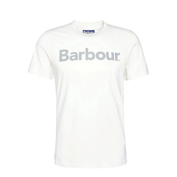 Barbour Logo T-Shirt Ecru - Parasol Store