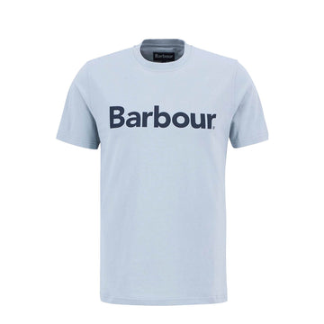 Barbour Logo T-Shirt Mineral Blue - Parasol Store