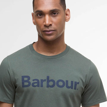 Barbour Logo T-Shirt Thyme - Parasol Store
