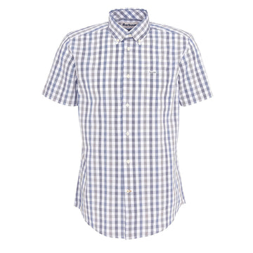 Barbour Longstone Short Sleeve Tailored Shirt Olive - Parasol Store