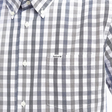 Barbour Longstone Short Sleeve Tailored Shirt Olive - Parasol Store