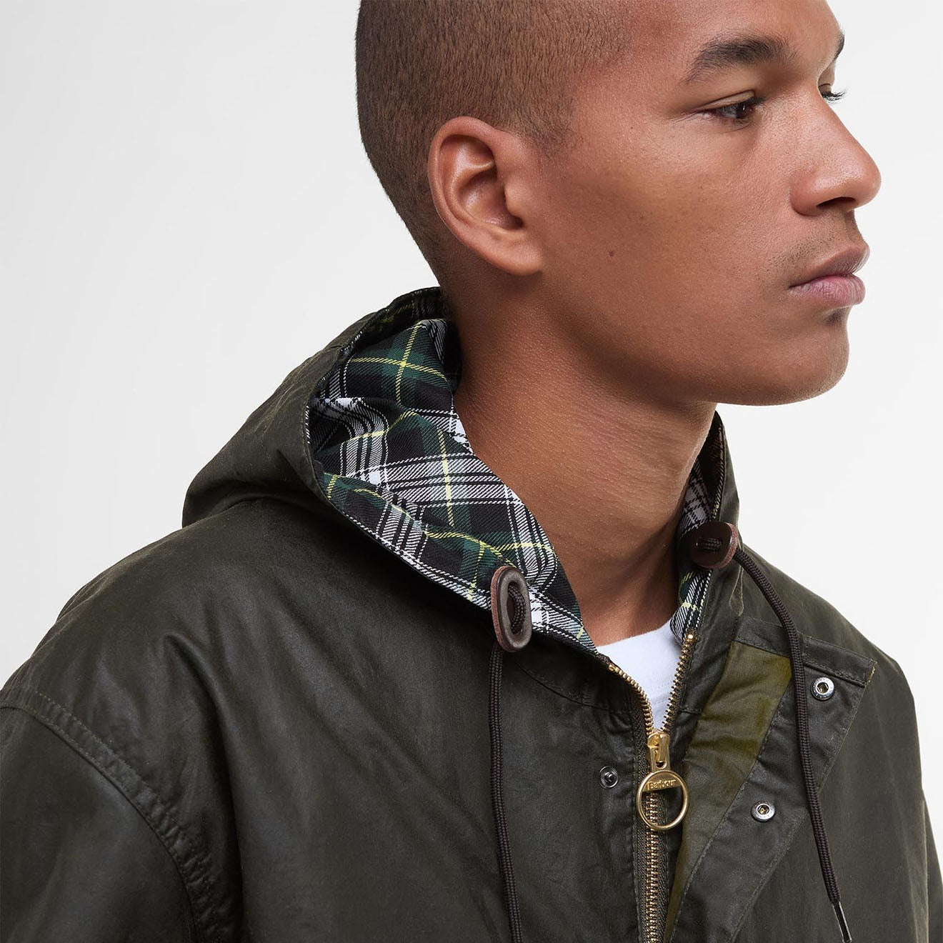 Barbour Modified Durham Wax Jacket Archive Olive - Parasol Store