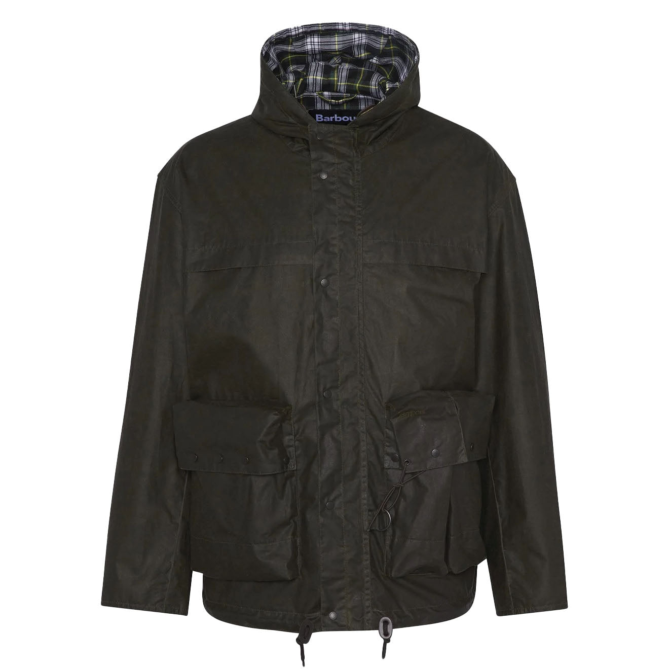 Barbour Modified Durham Wax Jacket Archive Olive - Parasol Store