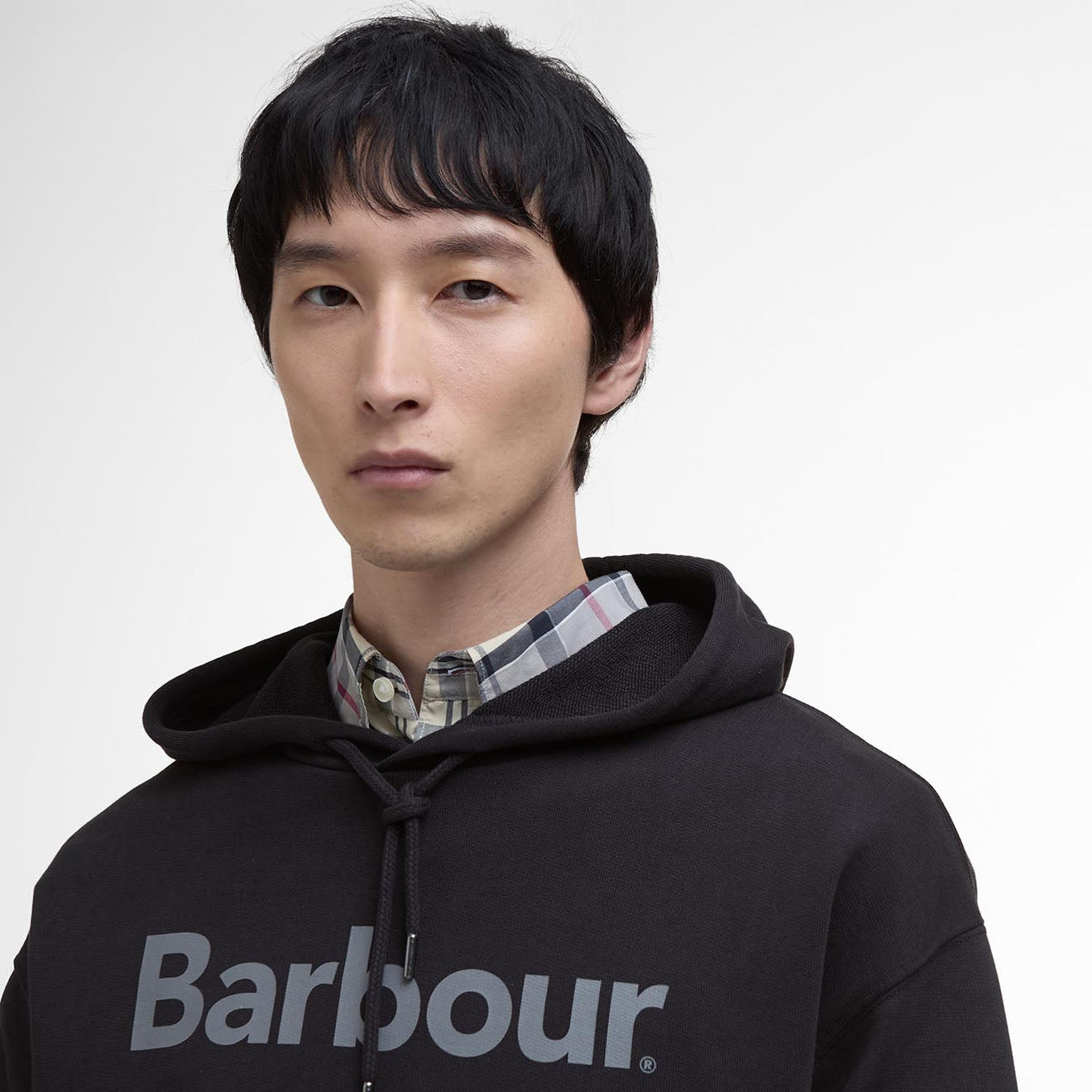 Barbour Nicholas Fit Hoodie Black - Parasol Store
