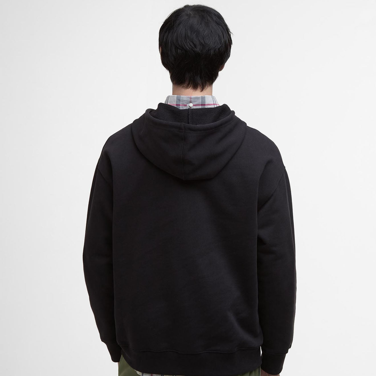 Barbour Nicholas Fit Hoodie Black - Parasol Store