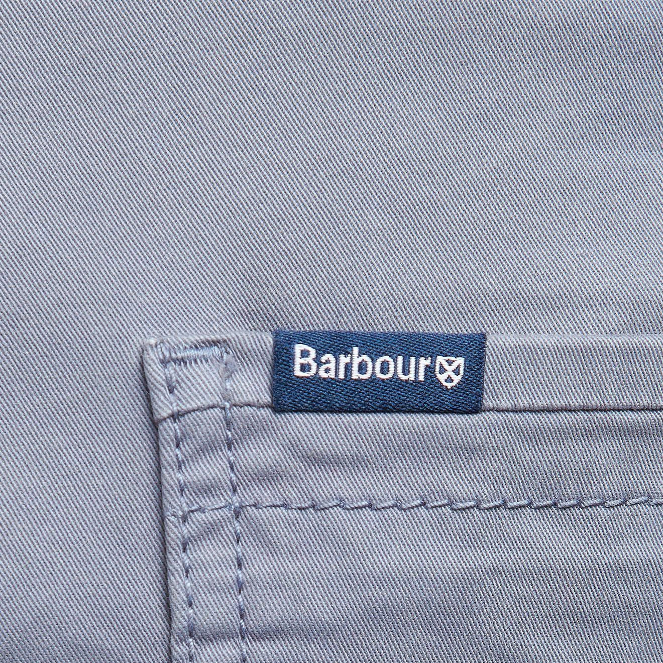 Barbour Overdyed Twill Trousers Washed Blue Barbour