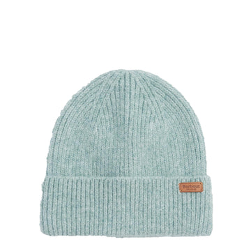 Barbour Pendle Beanie Hat Soft Mint - Parasol Store