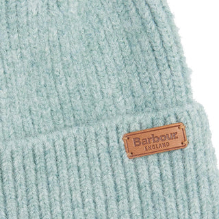 Barbour Pendle Beanie Hat Soft Mint - Parasol Store