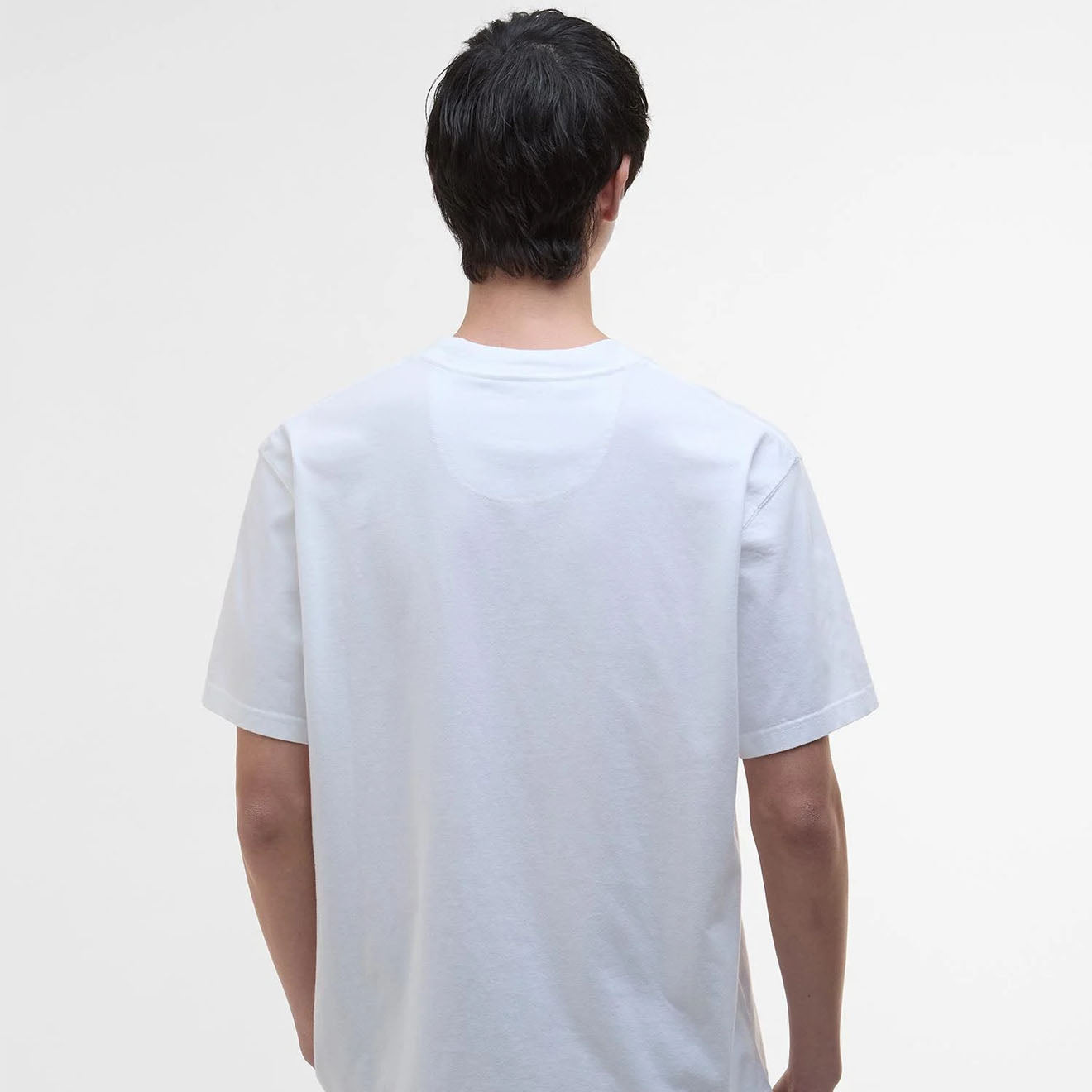 Barbour Pensford Fit T-Shirt White - Parasol Store