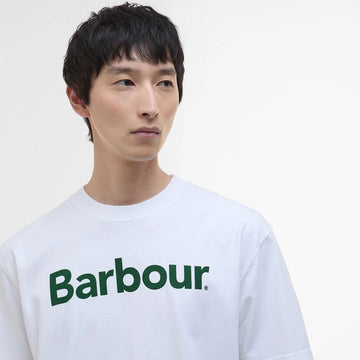 Barbour Pensford Fit T-Shirt White - Parasol Store