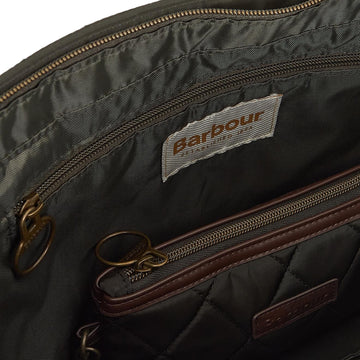 Barbour Quilted Tote Bag Olive Barbour