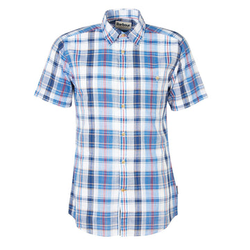Barbour Ramelton Tailored Fit Shirt Mid Blue Barbour