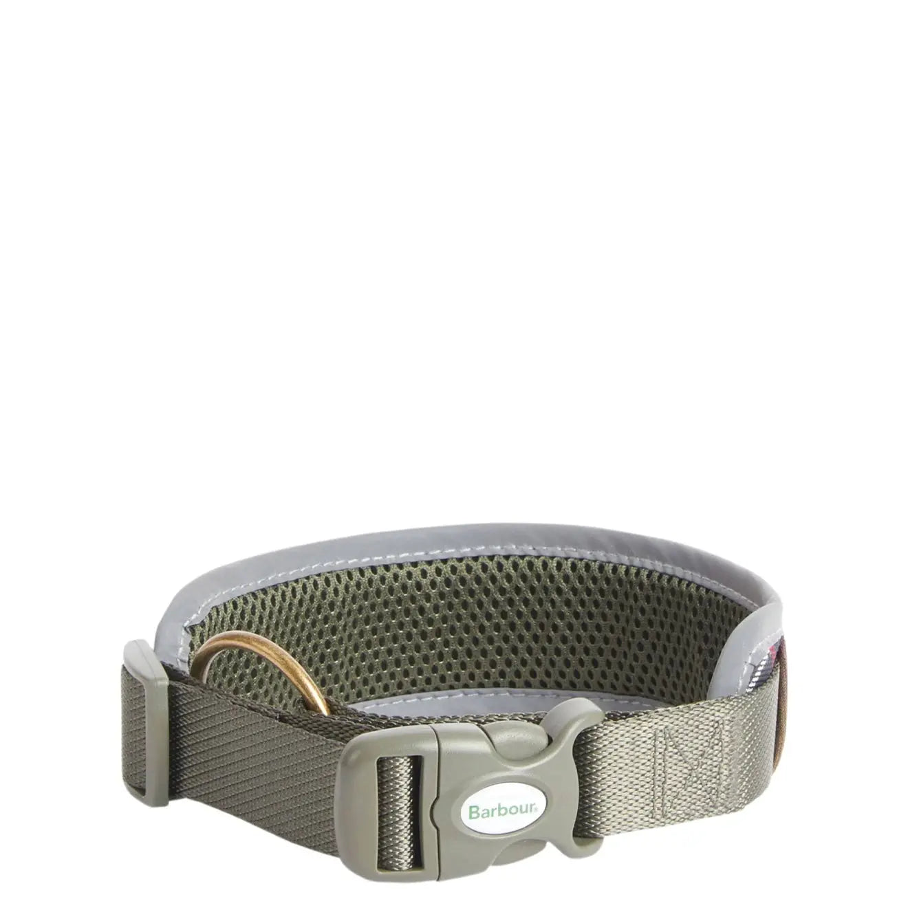 Barbour Reflective Tartan Comfort Dog Collar Classic Tartan Parasol Store