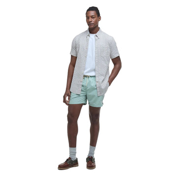Barbour Staple Logo 5' Swim Short Pale Apple - Parasol Store