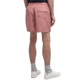 Barbour Staple Logo 5' Swim Short Pink Clay - Parasol Store