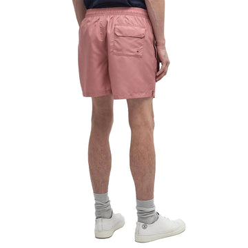 Barbour Staple Logo 5' Swim Short Pink Clay - Parasol Store