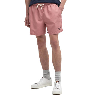 Barbour Staple Logo 5' Swim Short Pink Clay - Parasol Store