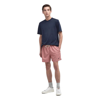 Barbour Staple Logo 5' Swim Short Pink Clay - Parasol Store