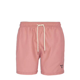 Barbour Staple Logo 5' Swim Short Pink Clay - Parasol Store