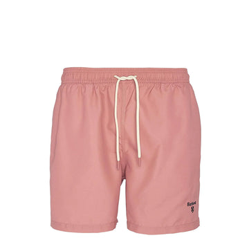 Barbour Staple Logo 5' Swim Short Pink Clay - Parasol Store