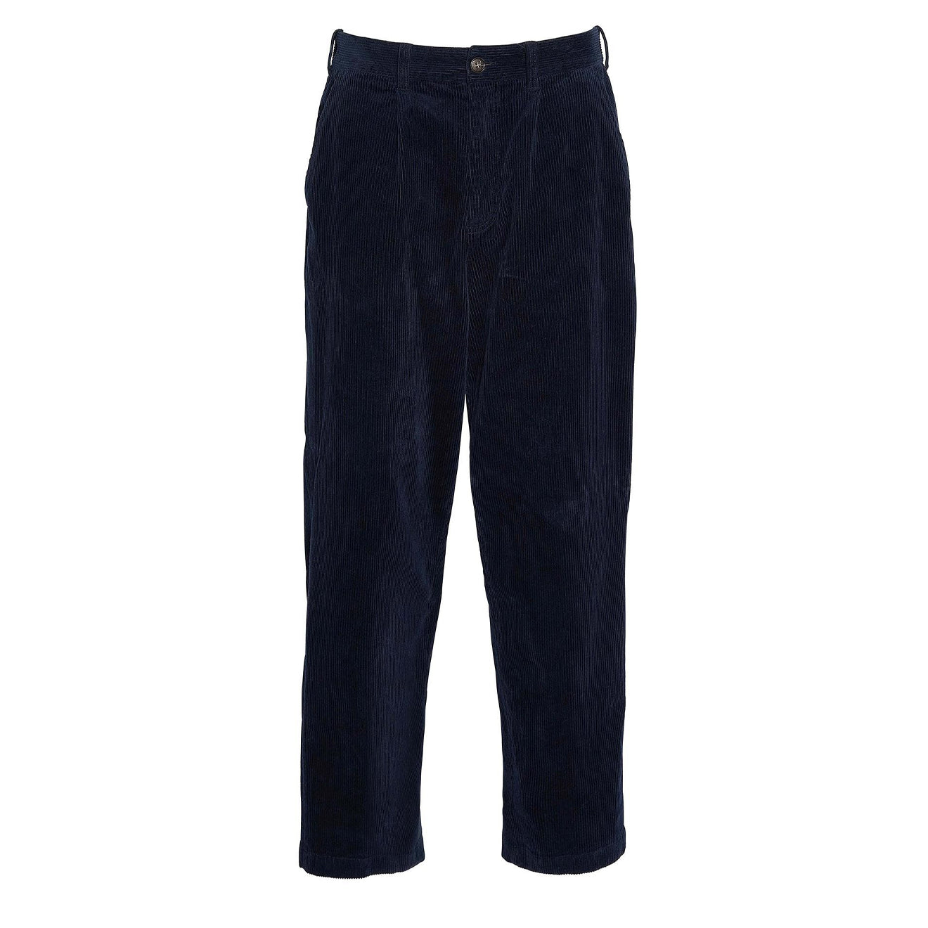 Barbour Stretch Cord Relaxed Fit Trouser Dark Navy - Parasol Store