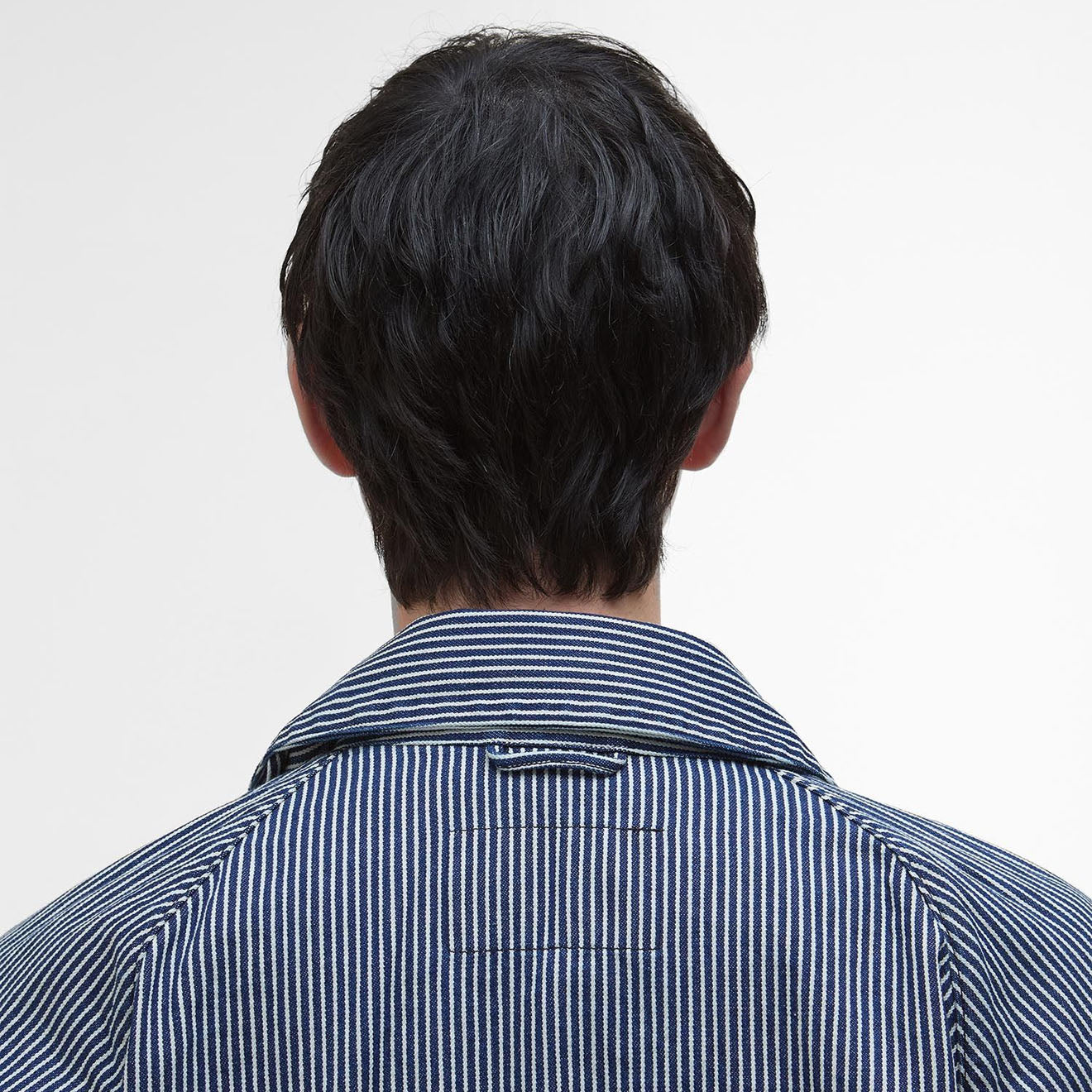 Barbour Transport Stripe Casual Jacket Indigo Stripe - Parasol Store
