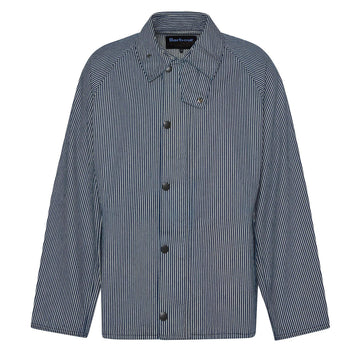 Barbour Transport Stripe Casual Jacket Indigo Stripe - Parasol Store