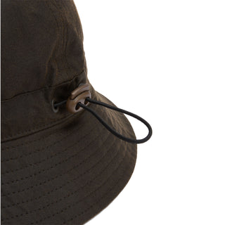 Barbour Transport Waxed Hat Olive