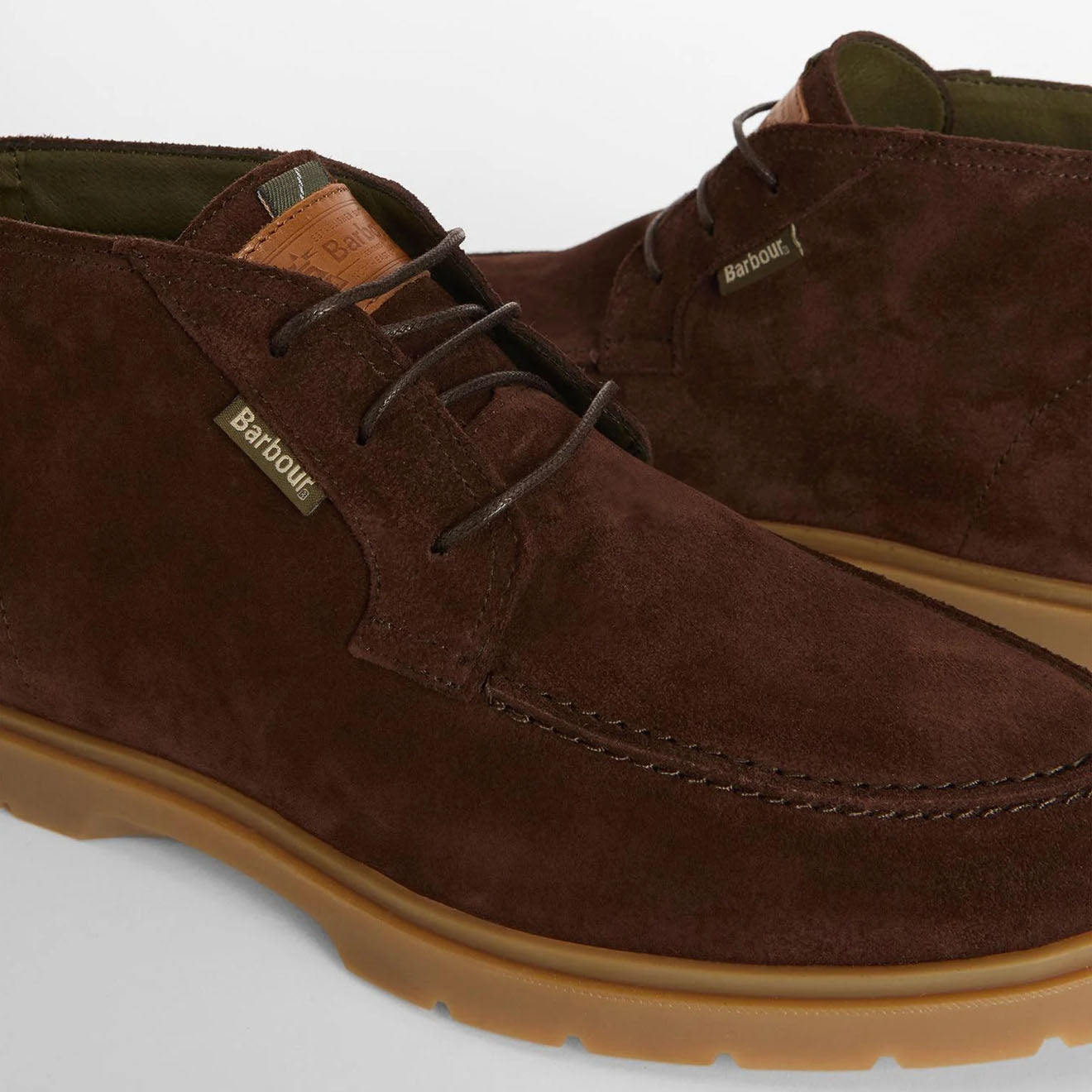 Barbour Tucker Chukka Boot Coffee Suede - Parasol Store