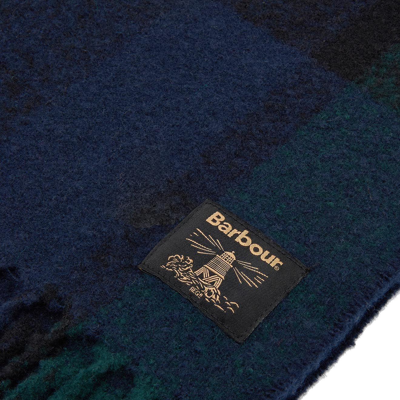 Barbour Westerdale Scarf Green Loch - Parasol Store